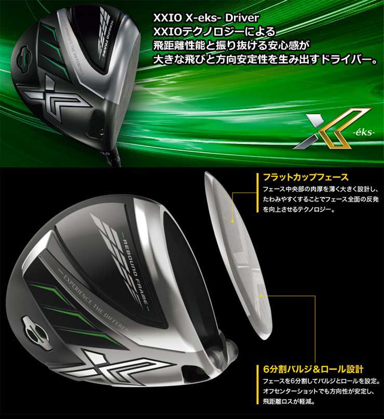 XXIO X ダンロップ ゼクシオ エックス マットホワイト ドライバー