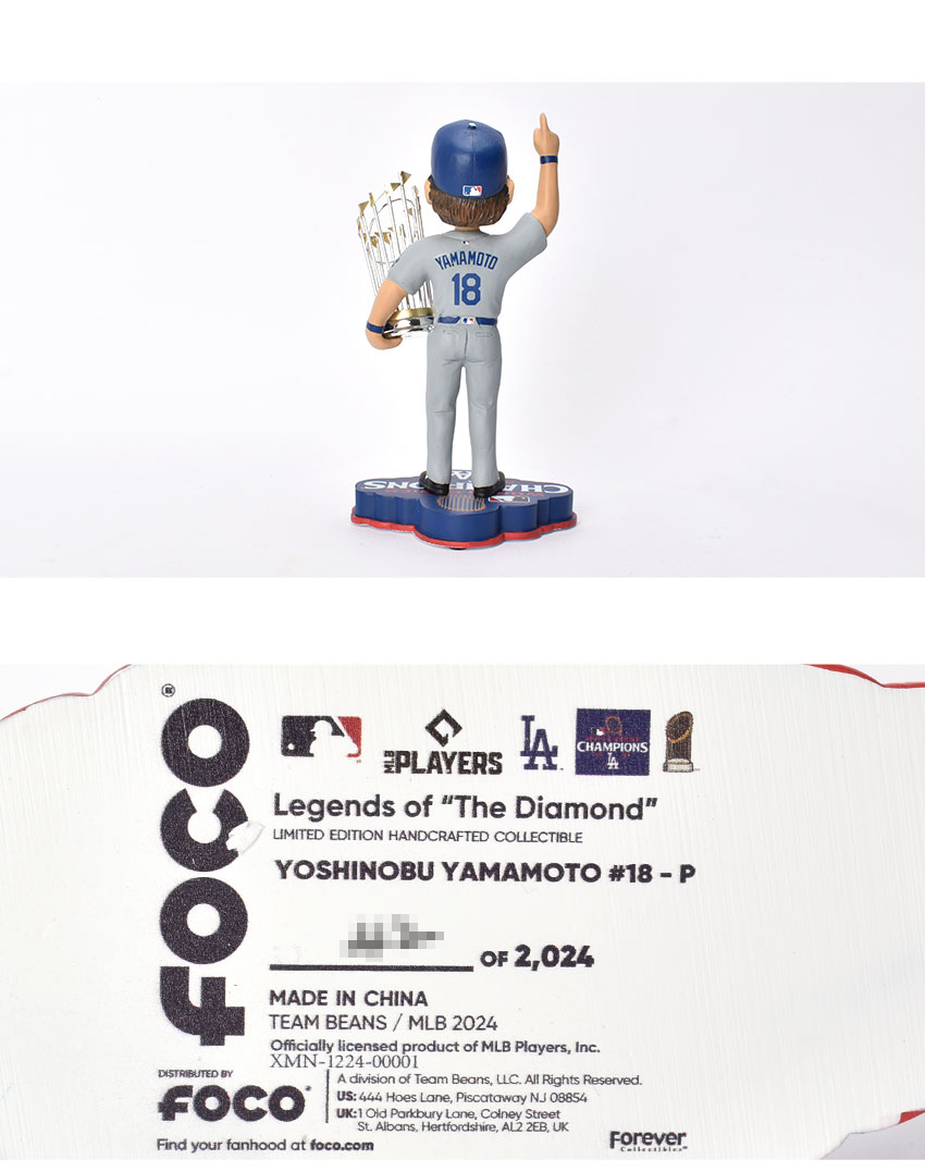 MLB メジャーリーグベースボール ボブルヘッド Yoshinobu Yamamoto Los