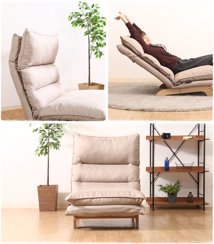 値下げ チェア リクライニング 座椅子ソファー 1人掛け ハイバック 幅