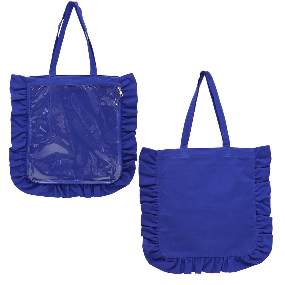 痛バッグ トート ビニールトートバッグ 魅せトート 痛バ フリル