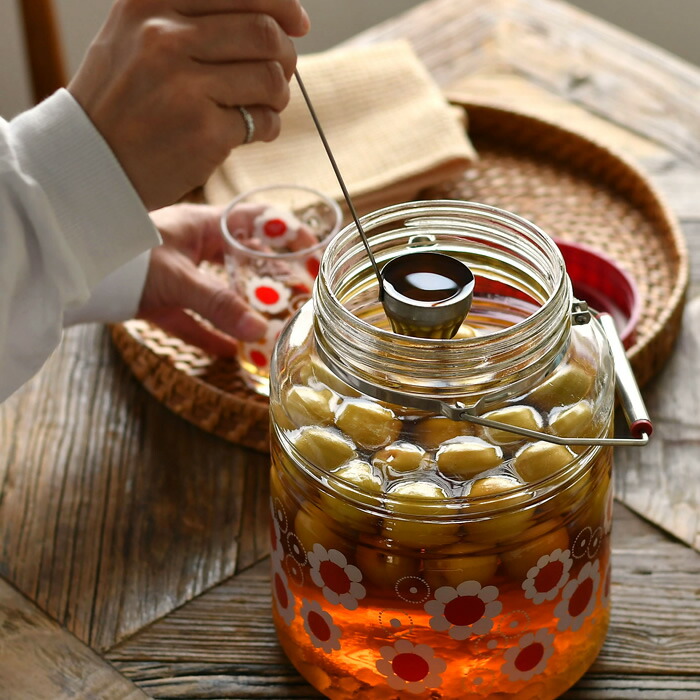 石塚硝子 アデリアレトロ 貯蔵びん 3L レードル付き キャニスター 保存