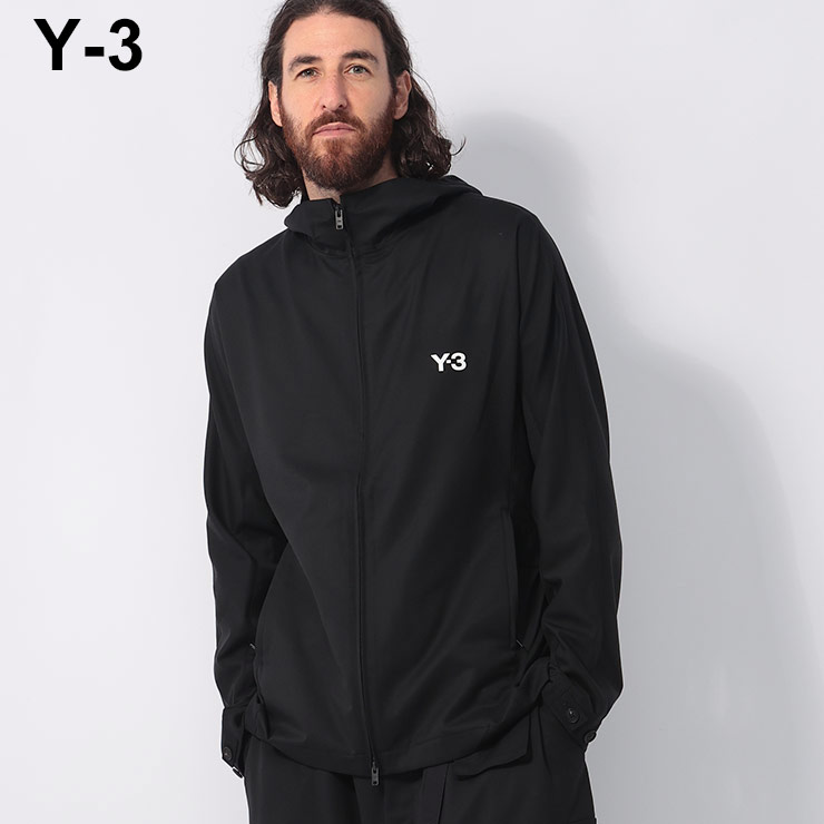 Y-3 ワイスリー ウールブレンド ウエストベルト フルジップ パーカー
