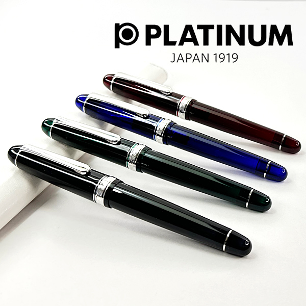 プラチナ万年筆 #3776 センチュリー 万年筆 ブラックダイヤモンド