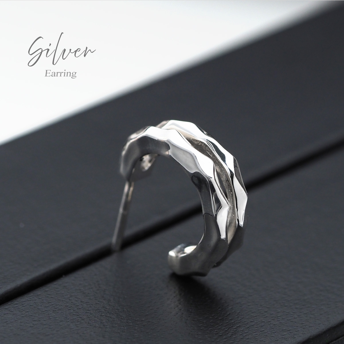 ピアス フープ シルバー925 メンズ アクセサリー pi0617 ランダム