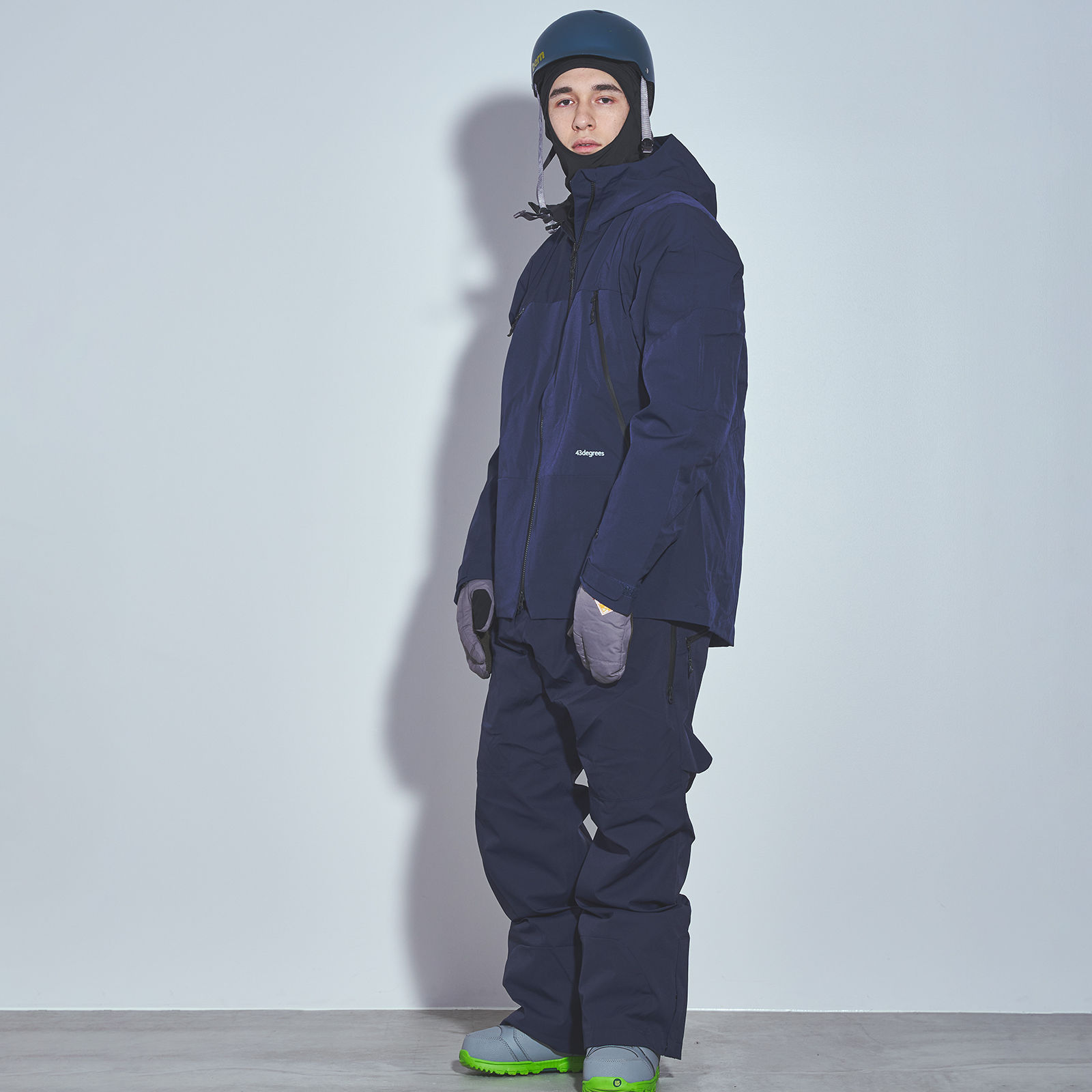 43DEGREES スノーボードウェア スキーウェア メンズ 上下 セット