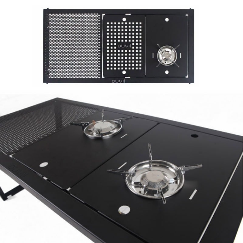 auvil/オーヴィル ガーデンツインテーブル 折れ脚アイアンテーブル 天