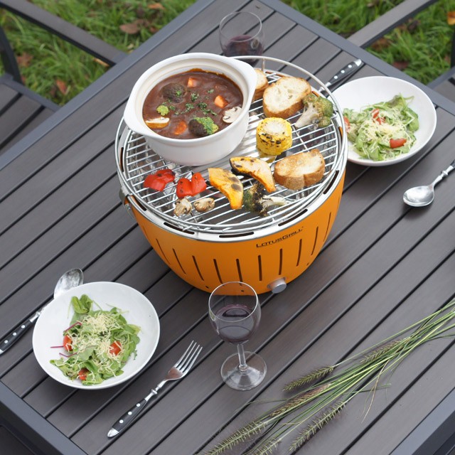 ロータスグリルSサイズ G280 無煙ロースター BBQグリル BBQでも煙が