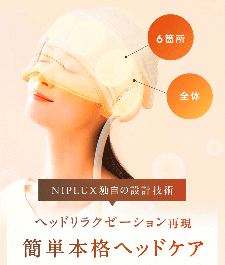 NIPLUX NIPLUX CHILLMET チルメット ヘッドリラクゼーション ホット