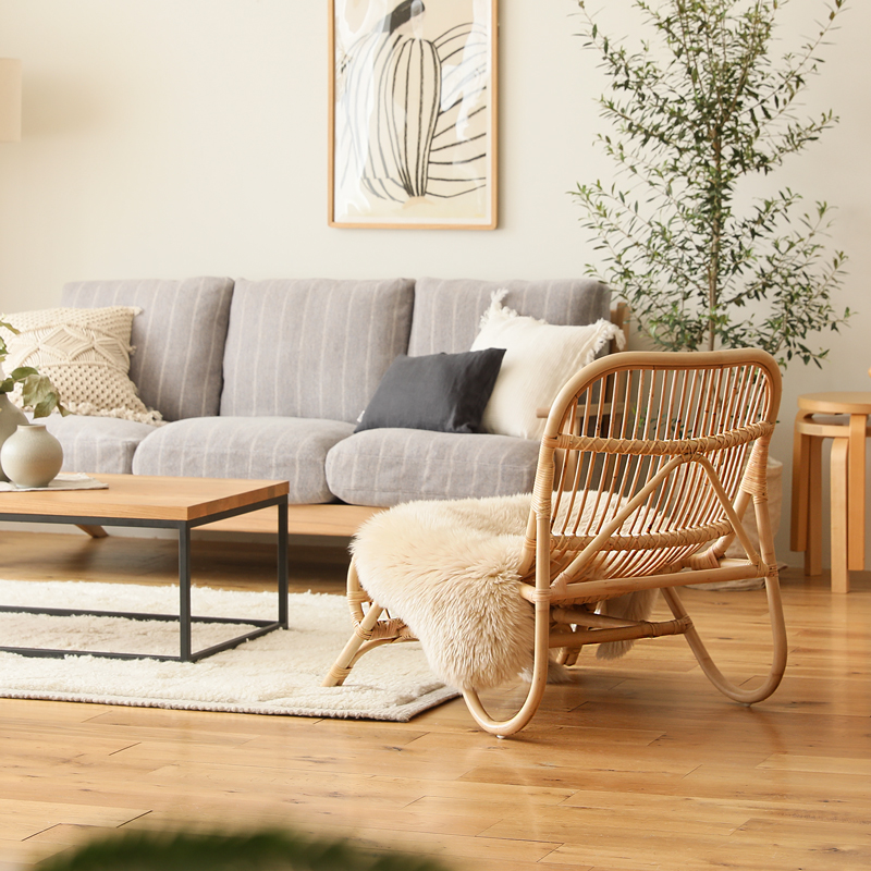 ラウンジチェア LYKKE リュッケ チェア チェアー 椅子 インドネシア製