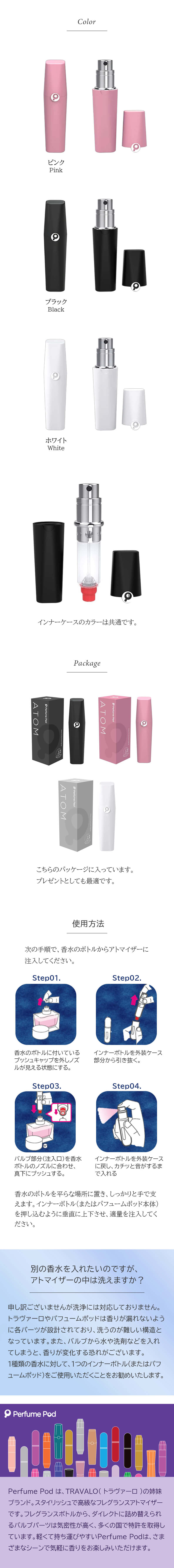 PerfumePod 正規販売店 パフュームポッド アトム アトマイザー 5ml