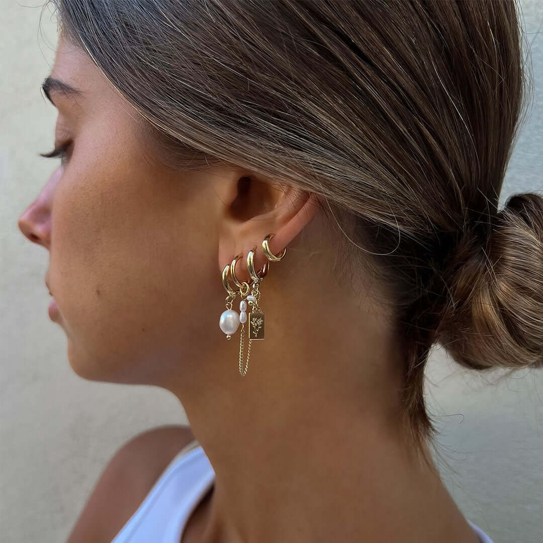 Bar Earrings Set | Gold & Silver | Shani Jacobi Jewelry
