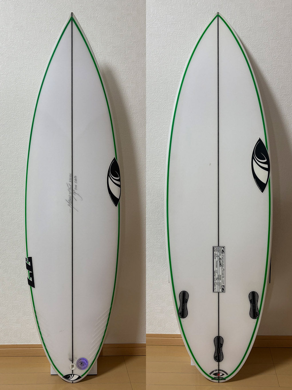 SharpEye SNEEZY 5'9” ショートボード 中古 修理あり 送料込 SharpEye