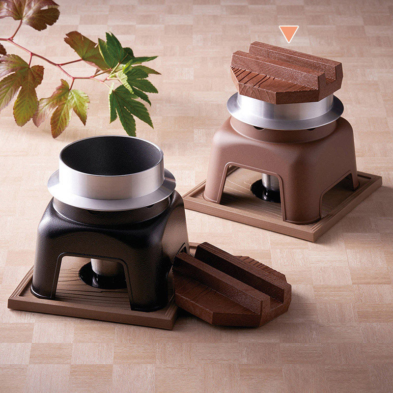 マイン お釜かまどセット 樹脂製蓋・敷板付 大 黒 M11-612 1セット（ご