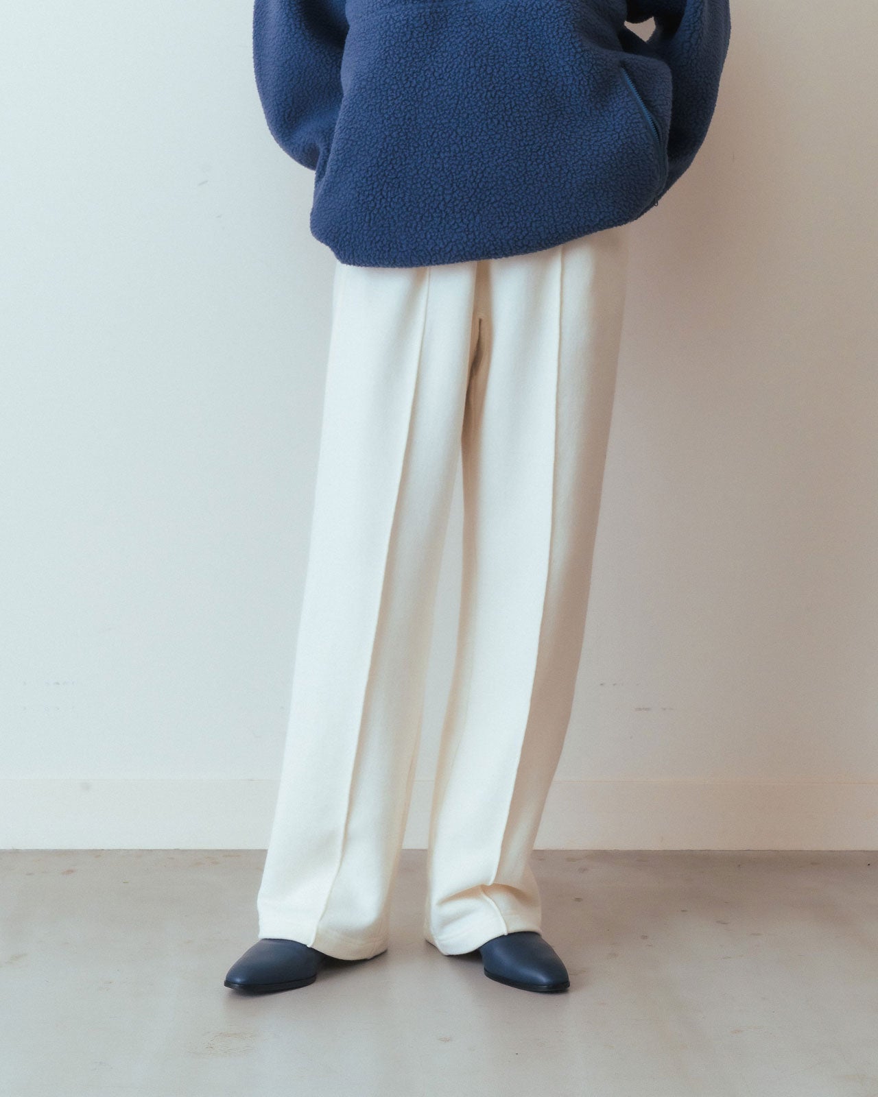 30%OFF】COTTON WOOL SWEATPANTS (WHITE/LIGHT GRAY) – Shinzone