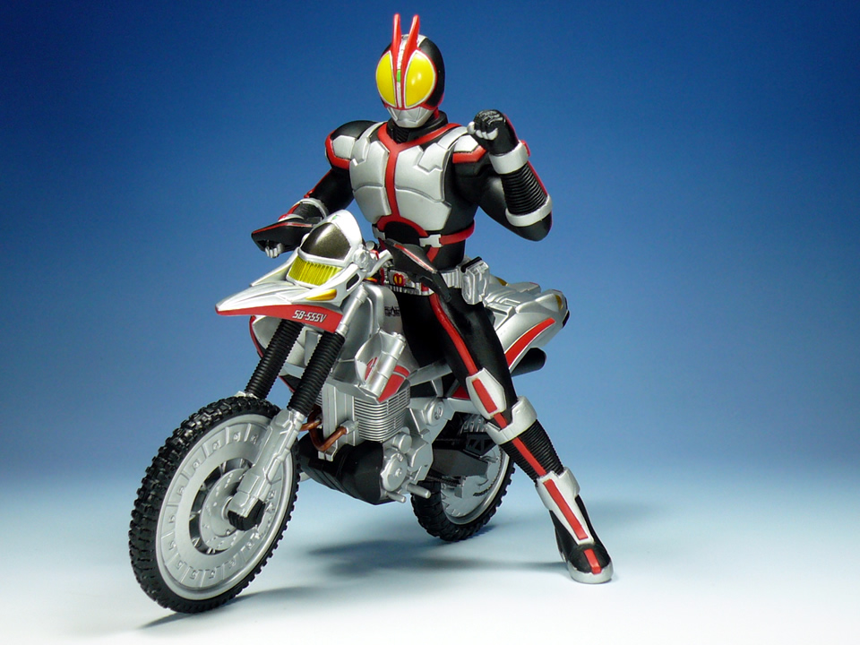 バンプレスト 仮面ライダー555 フィギュア＆バイク