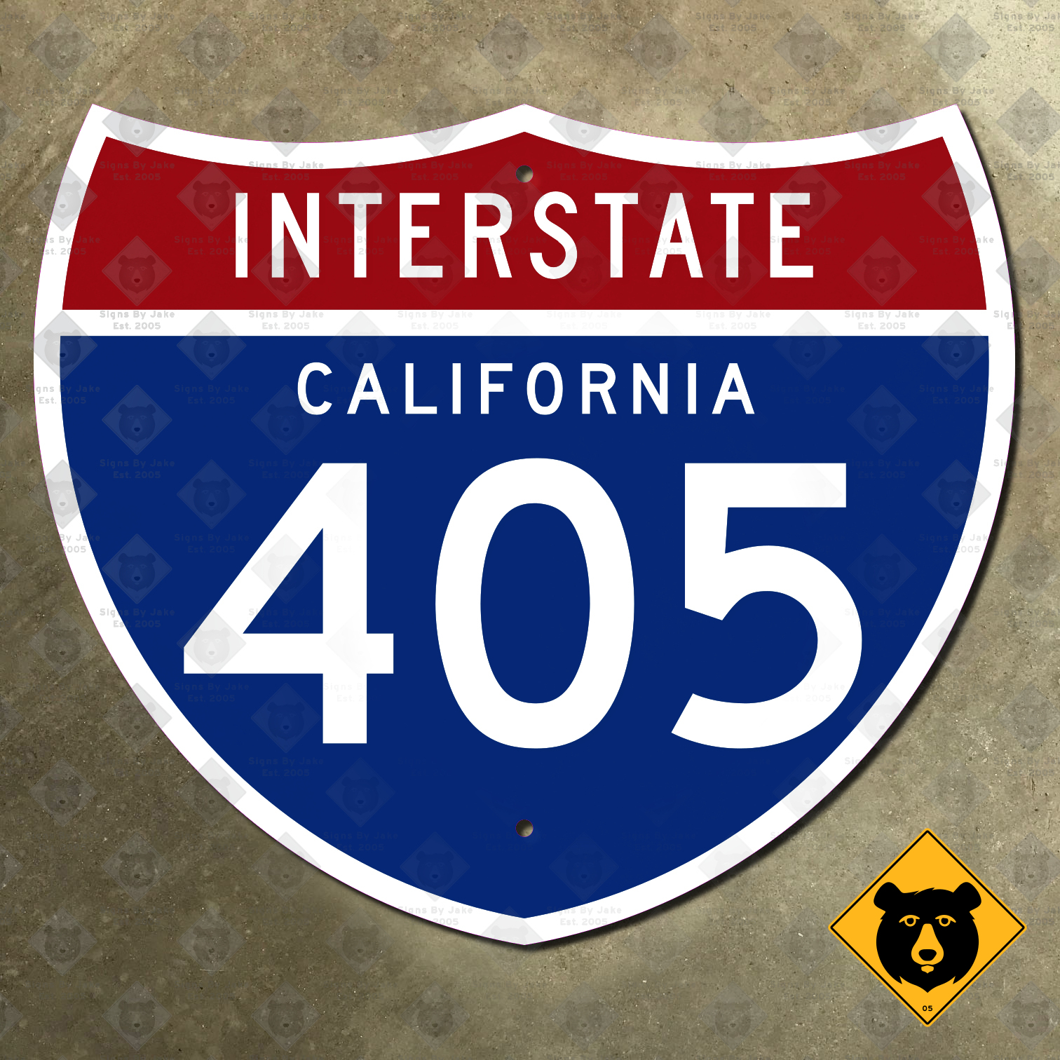 California Interstate 405 highway marker - Signs by Jake