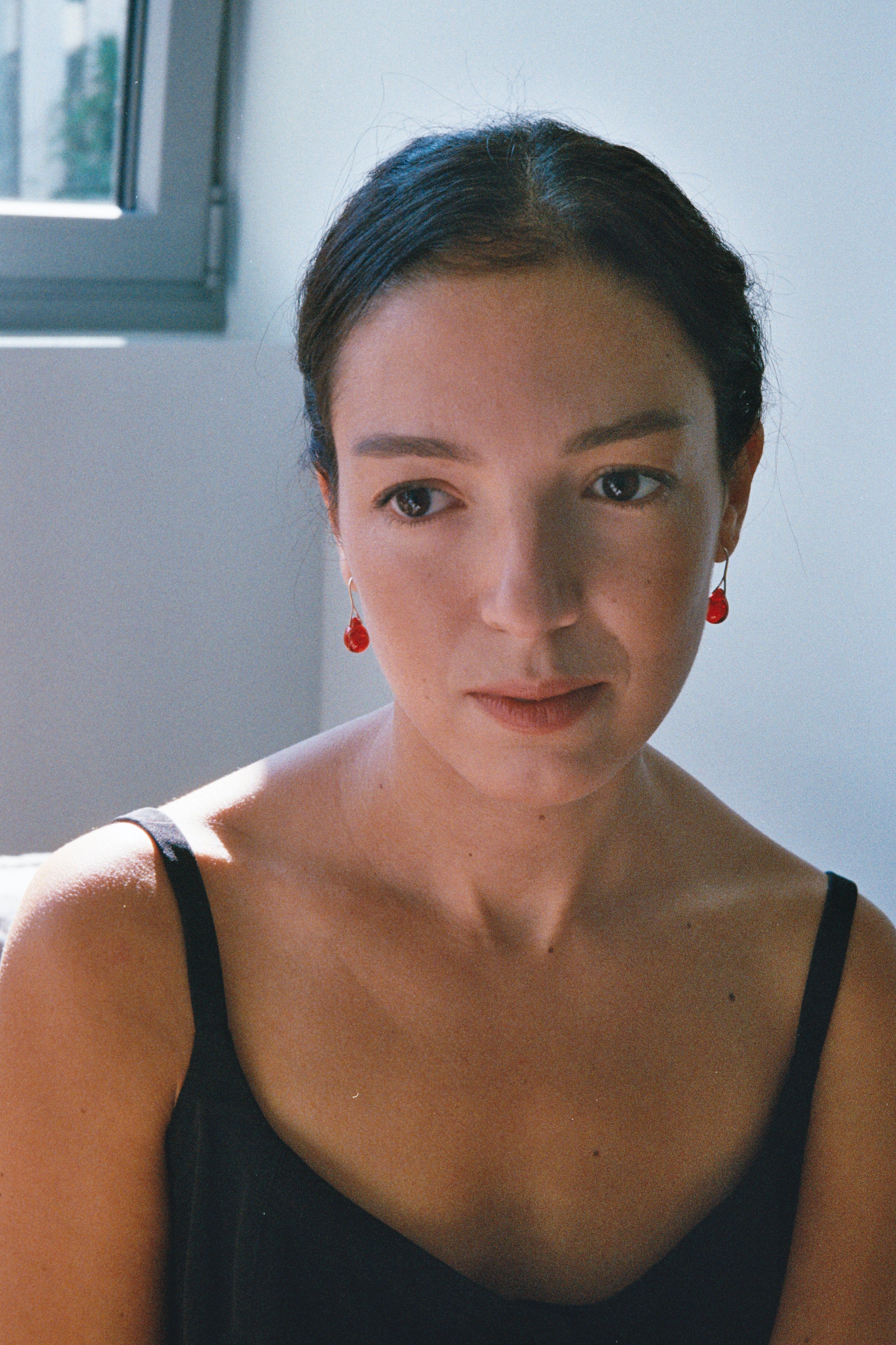 Gota Mini earrings - Red – Sisi Joia