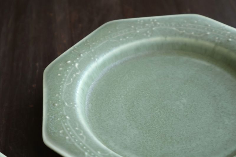 オクトゴナルプレートS OL / 加藤かずみ - うつわと暮らしの道具 sizuku