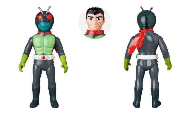 MEDICOM メディコム 東映レトロソフビコレクション 仮面ライダー旧1号