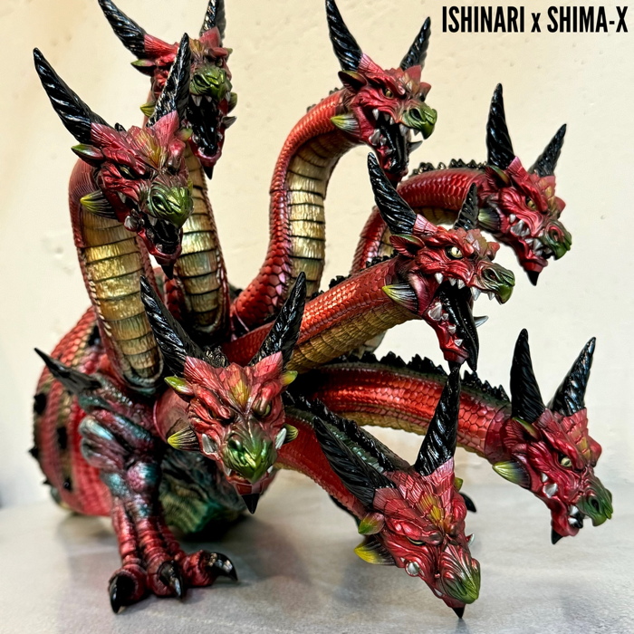 イシナリ × シマックス ジャンボソフビ ヤマタノオロチ八岐大蛇 水食い