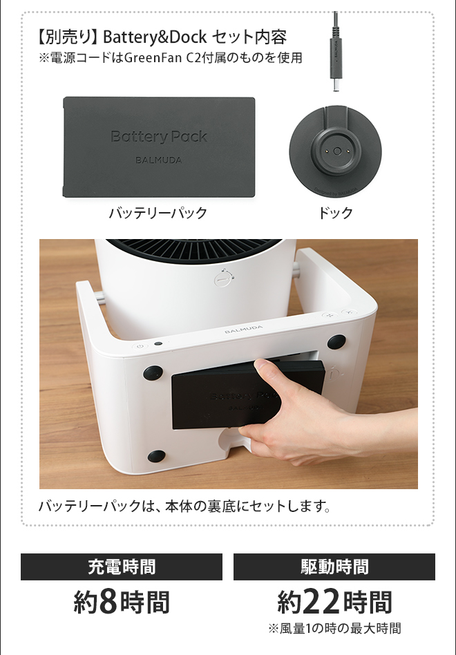 BALMUDA グリーンファンC2 | セレクトショップ・AQUA（アクア）