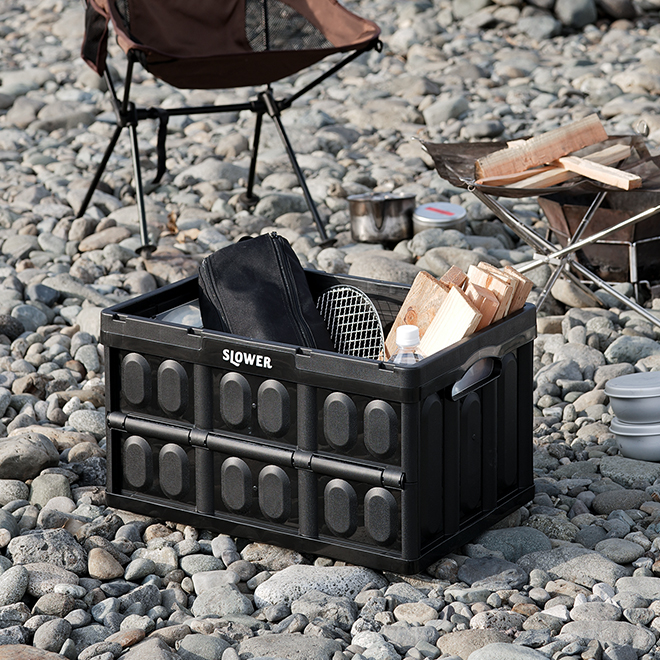 収納ボックス FOLDING CONTAINER Estoril おしゃれ プラスチック