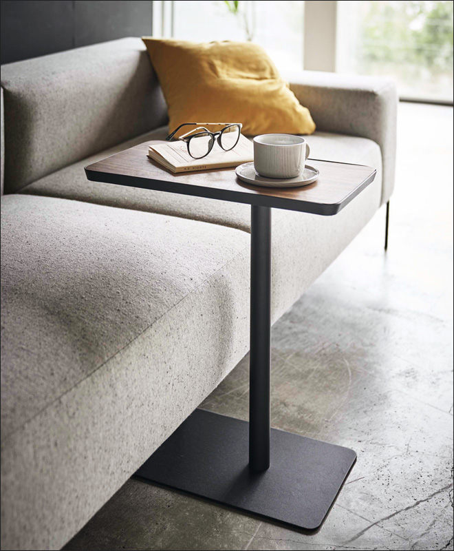 山崎実業 サイドテーブル ベッドサイドテーブル ミニテーブル テーブル