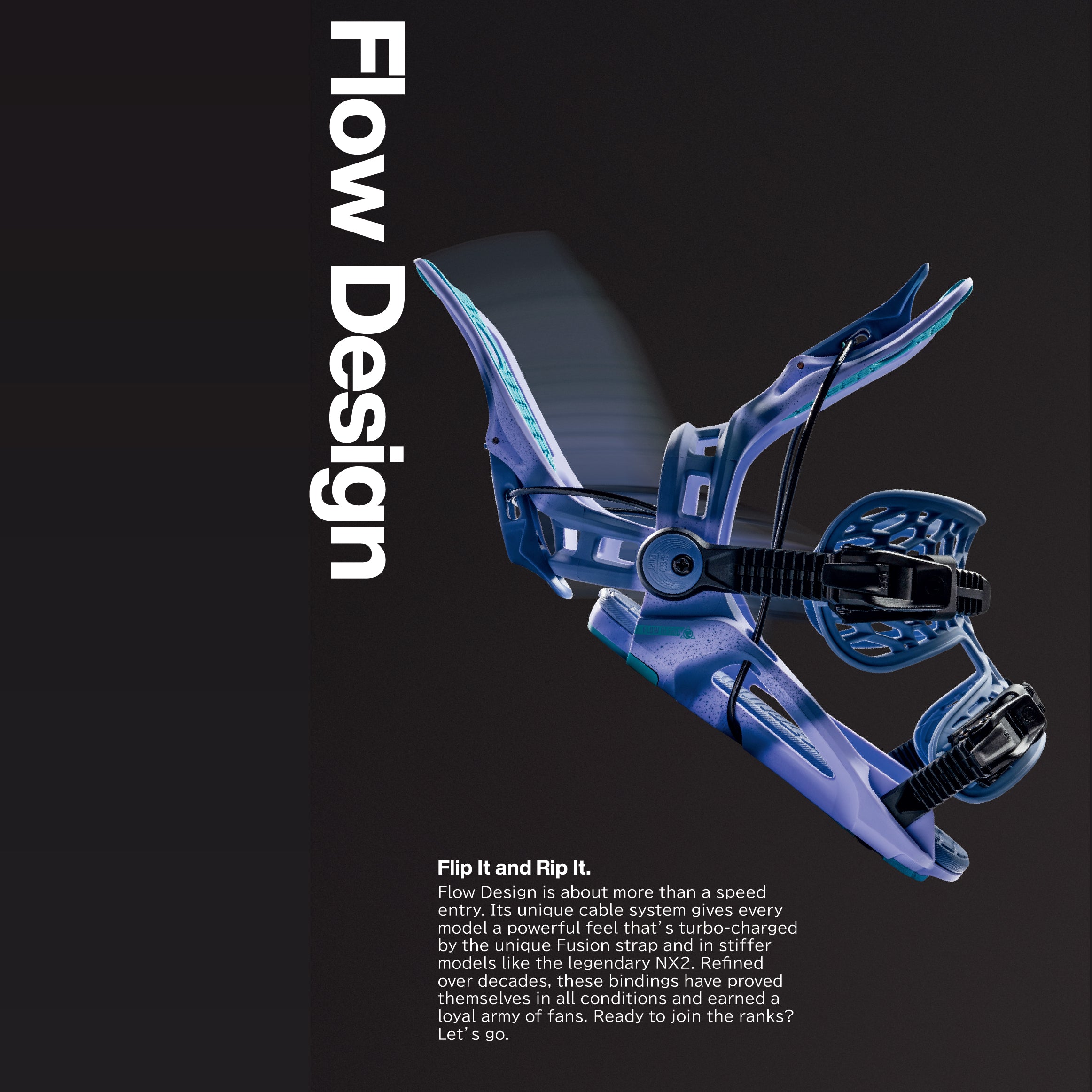 スノーボード ビンディング FLOW NX2 Fusion MANGO 25-26 送料無料