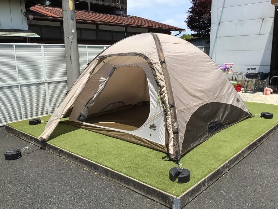 初心者でも簡単設営！ロゴスのエアマジックドームドームXL-BJ[2022.05