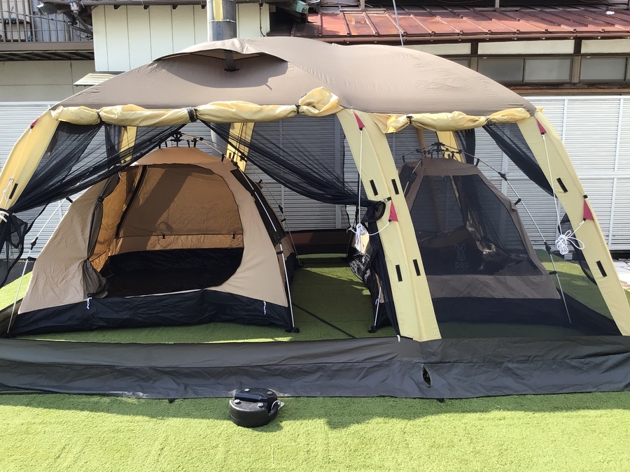 DOD（ディーオーディー）よりワンタッチカンガルーテントが新入荷致し