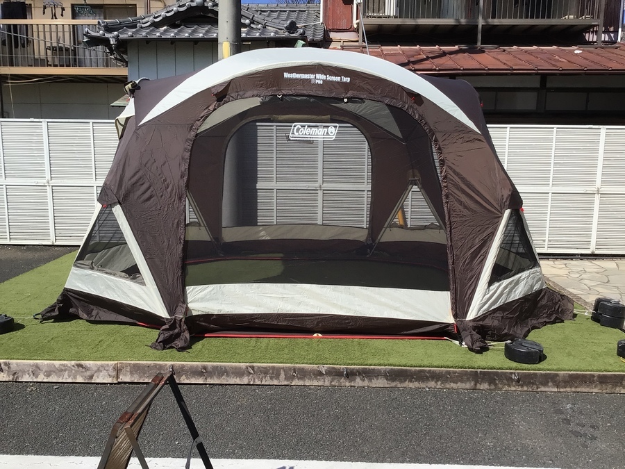 圧倒的通気性！コールマンのウェザーマスターワイドスクリーンタープ