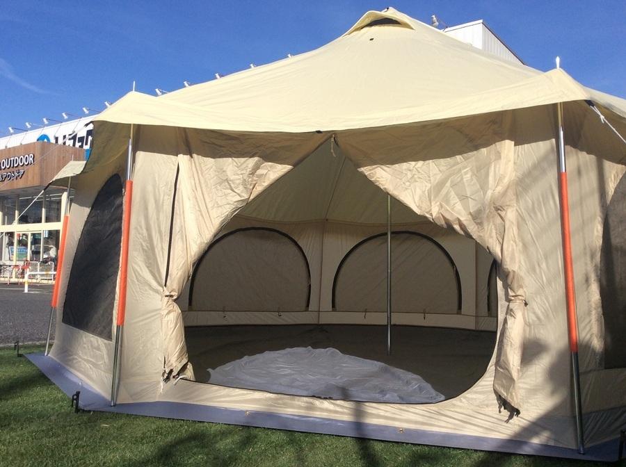 スポーツ柏】DOD タケノコテント T8-495 設営してみた。[2019.03.18