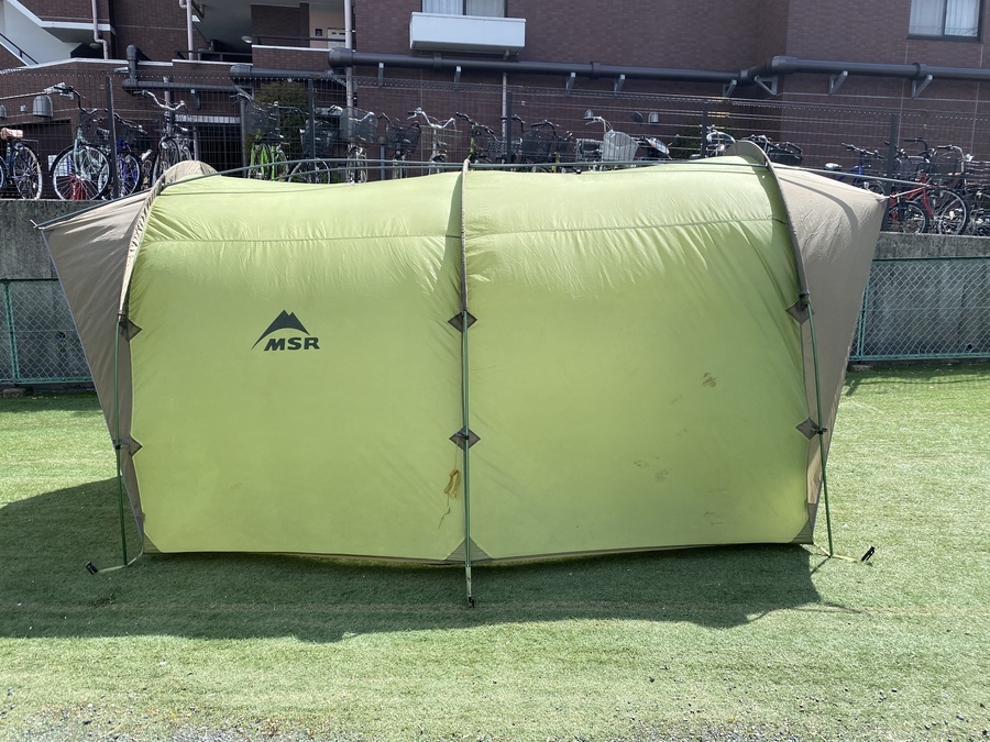 MSRの廃盤商品/バックカントリーバーンは個性的シェルター[2022.04.11