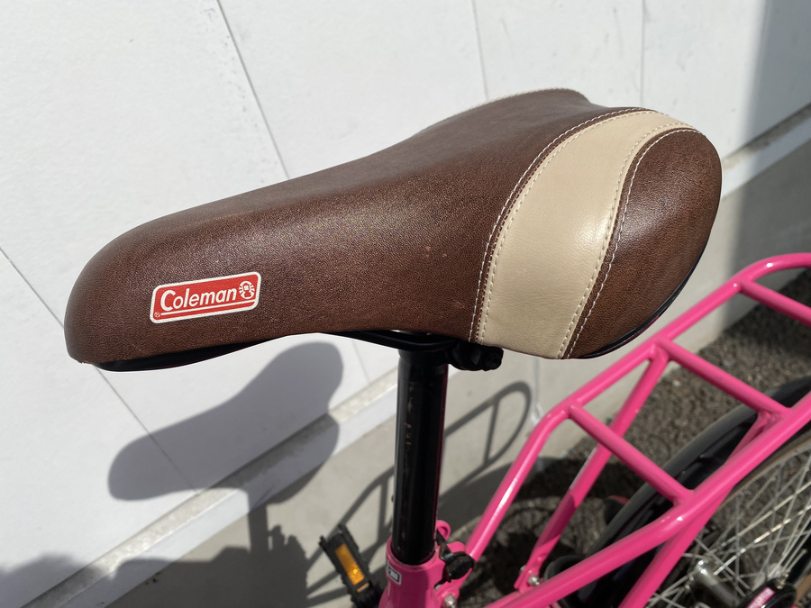 テントだけじゃない！ピンクでカワイイ！コールマンの折りたたみ自転車