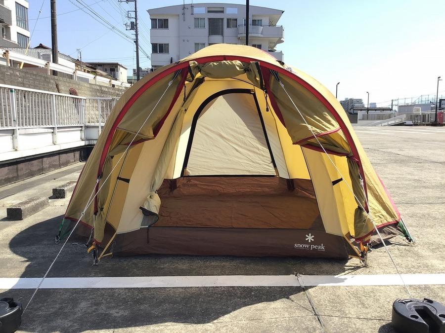 衝撃価格！スノーピークのランドブリーズ5設営！【TFスポーツ幕張