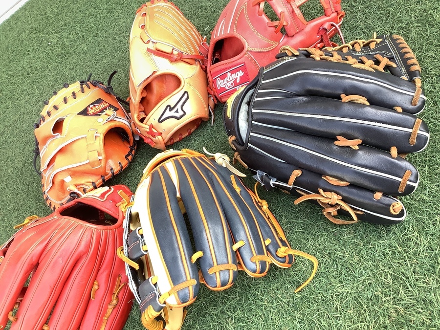 ミズノ ガチ 一般軟式 グローブ グラブ 左投げ 外野用 極美品 MIZUNO