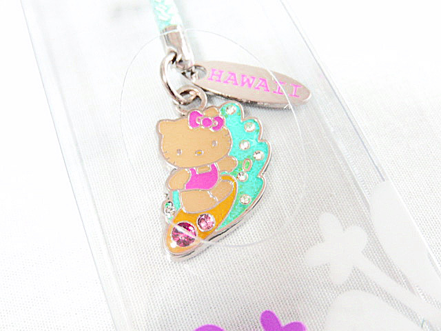 d*9様 ⑤ハローキティ ハワイ限定 ウクレレver. 根付 ストラップ 201 d
