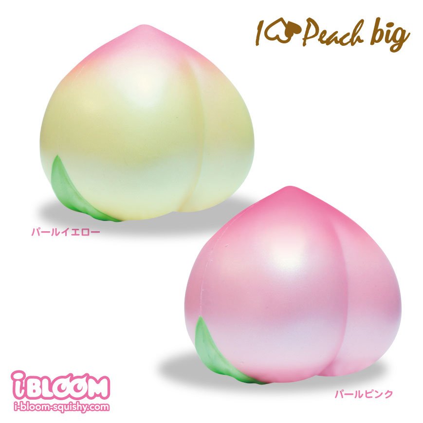 I Love Peach Big with new package - Squishy Japan