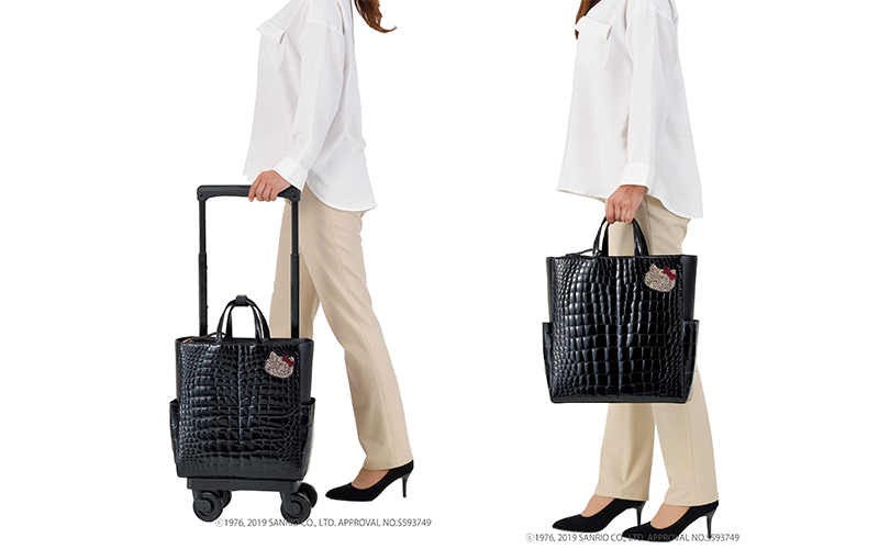 SWANY公式 D-355 ハローキティ 45th クロコダイル×スワロフスキー