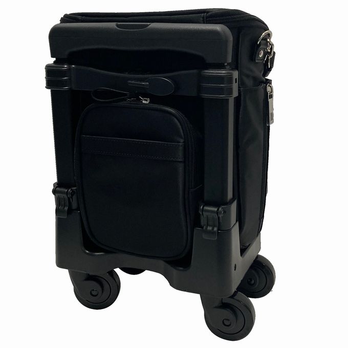 D-583 ジップVII (TS15) ブラック <低振動・低騒音のT2キャスター・4輪