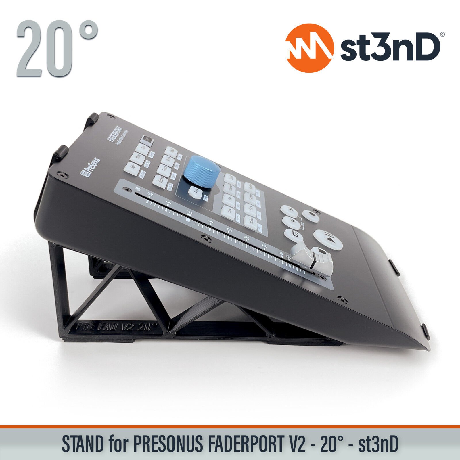 STAND for PRESONUS FADERPORT V2 - 20° - Synth Stand + Dust Cover