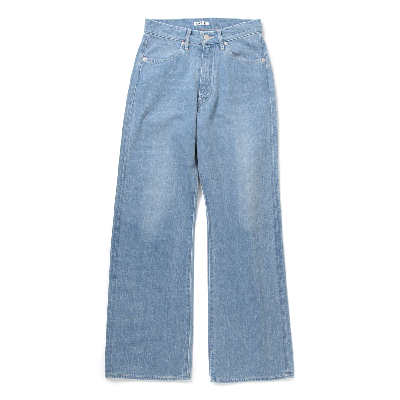 AURALEE / オーラリー | SELVEDGE FADED LIGHT DENIM PANTS