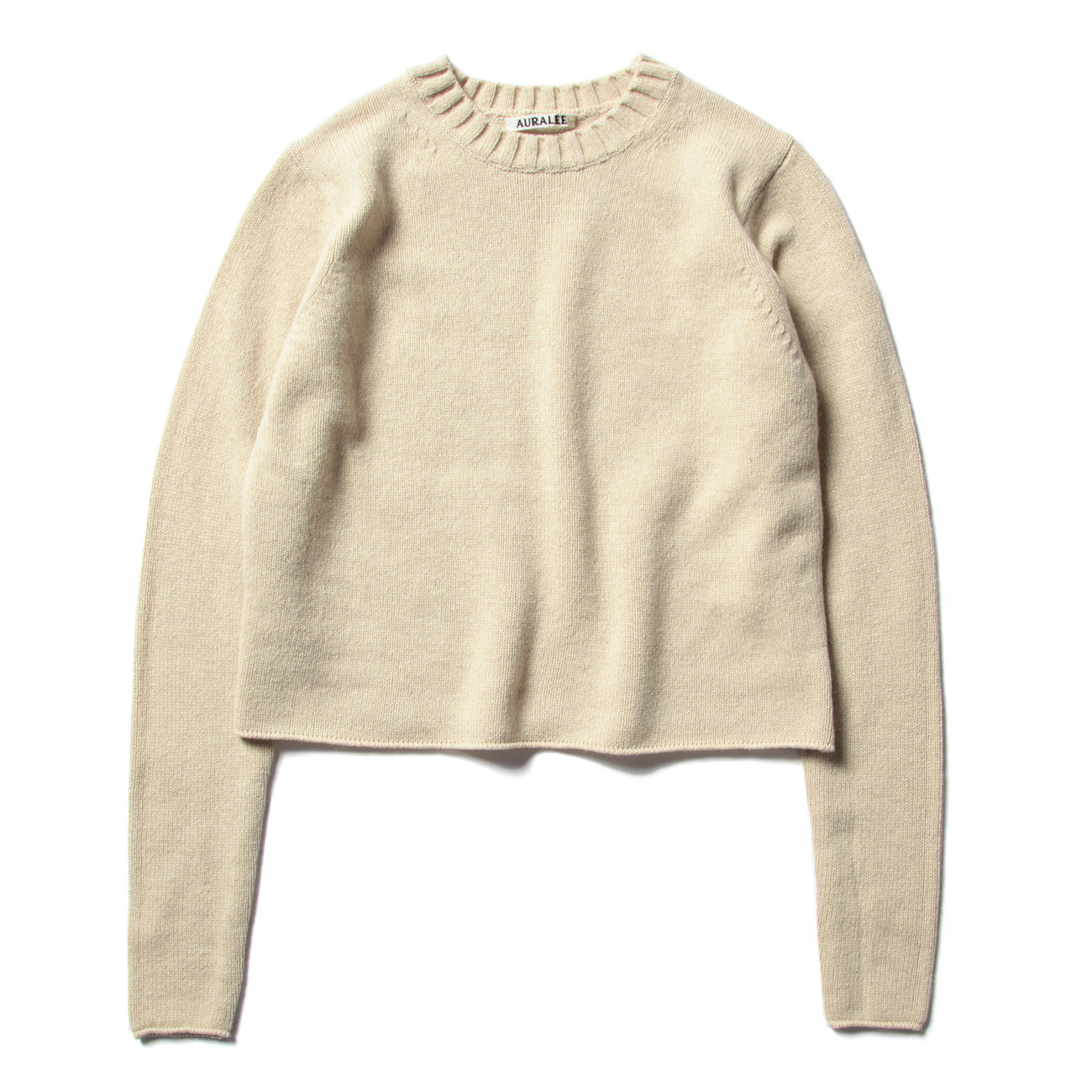AURALEE / オーラリー | COTTON WOOL CASHMERE KNIT P/O (レディース