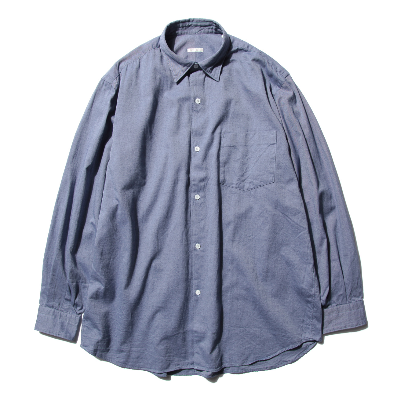 COMOLI / コモリ | コットンネル コモリシャツ - Sax | 通販 - 正規