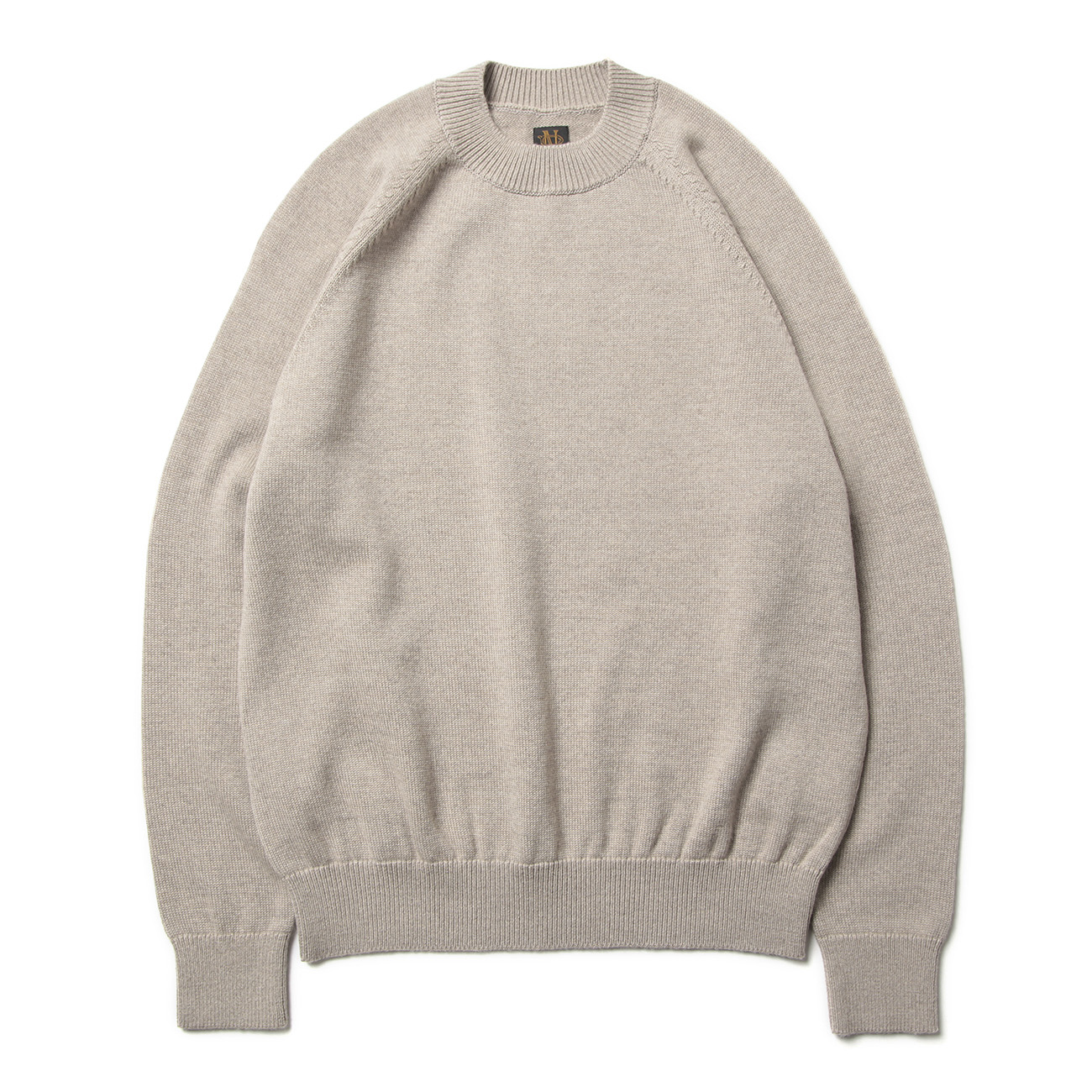 BATONER / バトナー | AGING WOOL CREW NECK (メンズ) - Beige | 通販