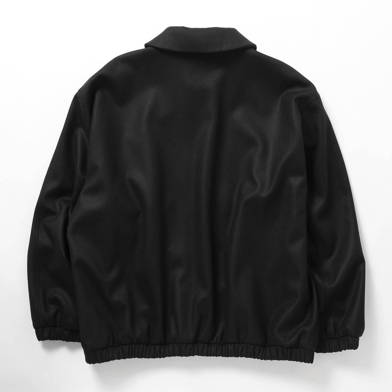 ssstein / シュタイン | MELTON OVERSIZED ZIP JACKET - Black | 通販