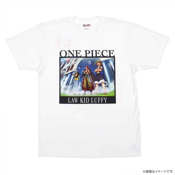 ワンピース】ONE PIECE WE ARE Tシャツ（ルフィ、ロー、キッド）L