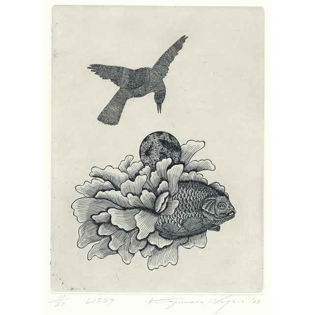 サイン入り】永井一正 銅版画作品 「LIFE 9」 永井一正 -の商品詳細