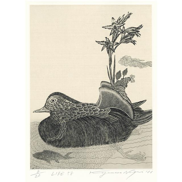 サイン入り】永井一正 銅版画作品 「LIFE 58」 永井一正 -の商品詳細