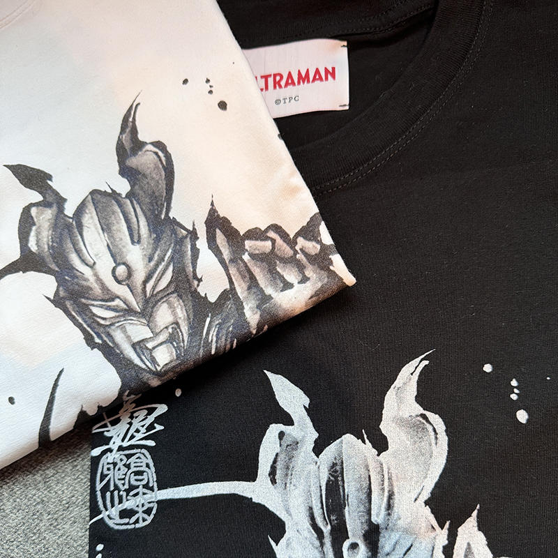 蔦屋書店オリジナル・受注生産】ウルトラマンゼロ 水墨画 Tシャツ 黒L